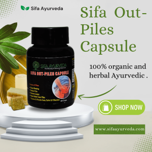 Bavasir Sifa Out-Piles Capsule | Fast Relief Bavasir Hemorrhoid Capsule Best Piles Relax Capsule | Piles treatment supplements | Ayurvedic Piles Medicine | Fissure, Fistula, Infection, Irritation & Rectum I Fast Relieve In Bleeding Burning I Bavasir I Sifa Ayurveda
